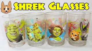 McDonald's Shrek Glasses - Complete Set from 2007 - The FANily