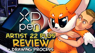 XPPen Artist 22 Plus review - from a Wacom user who was looking for alternatives + drawing process!