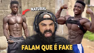 REAGINDO AO BODYBUILDER NATURAL QUE NÃO VAI PRA ACADEMIA | GENÉTICA