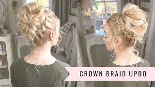 The Crown Braid UpDo By SweetHearts Hair (100TH VIDEO)