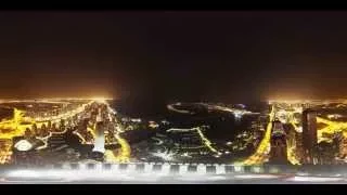 8K 360 Degree Timelapse of Dubai Marina