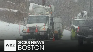 Thousands without power after April snowstorm in Massachusetts