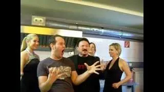 Bobby Kimball (TOTO) backstage singing "Africa" a capella Floyd Reloaded Berlin 2013