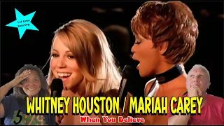 Music Reaction | First time Reaction Whitney Houston Mariah Carey - When you Believe