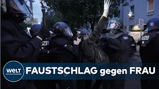 1. MAI RANDALE: Polizist in Berlin soll Journalistin geschlagen haben