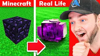 *NEW* MINECRAFT vs REAL-LIFE! (MUST SEE)