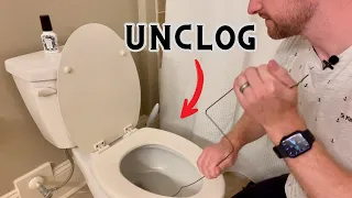 Unclog Your Toilet With Homemade Toilet Snake