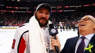 Alex Ovechkin to fans: Get some beers & start celebrating!