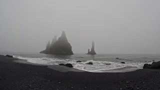 View Of Reynisfjara Beach, Iceland - Iceland's Black Sand Beach