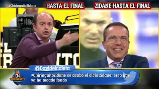 Juanma Rodríguez estalla contra Zidane, y Pedrerol, por defenderle, y decir que es "intocable"