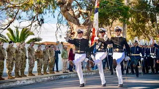 Escuela Naval - Honores al Regimiento N°2 Maipo - 21 de Mayo 2024 (4K-HD)