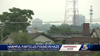 Harmful particles found in haze from Canada wildfires