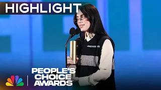 Billie Eilish Wins the People's TV Performance | People's Choice Awards 2024 | NBC