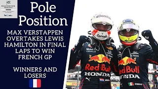 Max Verstappen Overtakes Lewis Hamilton in final few laps to Win the French Grand Prix!