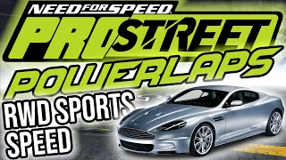 (OUTDATED!) FASTEST RWD SPORTS CARS ON SPEED CHALLENGES ★ NFS: Pro Street (RPM changed to 10.000)