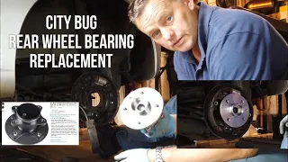 Peugeot 107 Rear Wheel Bearing Replacement "City Bug"