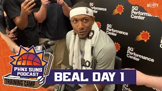 Bradley Beal discusses the intensity on day 1 of Phoenix Suns training camp