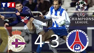 Deportivo La Corogne 4-3 PSG | 2nd Phase 5ème Journée | Ligue des Champions 2000/2001 | TF1/FR