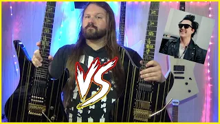 Syn Vs Syn | Schecter Synyster Gates Gold and Black Custom S Guitar Comparison | Old Vs New