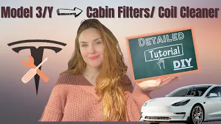 DIY Tesla Cabin Filter Replacement & Coil Cleaning (Model 3/Y Full Tutorial)