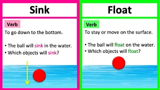 SINK vs FLOAT 🤔 | What's the difference? | Learn with examples