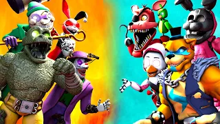 [SFM FNaF] Top 5 SECURITY BREACH VILLAINS VS Fight Animations