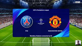 PES 2021 | PSG vs Manchetser United | UEFA Champions League UCL | Gameplay | Neymar Jr vs Man United