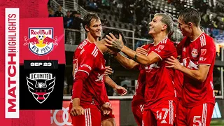 HIGHLIGHTS | Offensive Outburst Leads Red Bulls to Three Points | D.C. United vs. New York Red Bulls