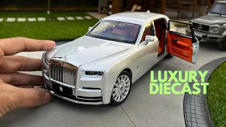 $500 Rolls Royce Phantom VIII 1:18 Scale Car Unboxing | Super Realistic Diecast Model Car