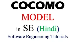 Cocomo Model  (Constructive Cost Model Introduction) in Hindi | Software Engineering Tutorials