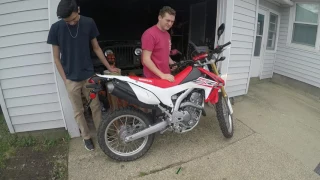 FIRST BIKE MOD! CRF250l FMF Powercore 4