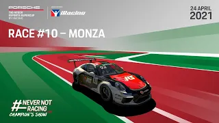 The Champion’s Show Live: Race #10 Monza – Porsche TAG Heuer Esports Supercup 2021