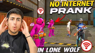 No Internet Prank In Lone Wolf❌Funny Moment - Free Fire India