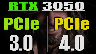 PCIe 3.0 vs PCIe 4.0 || RTX 3050 @ 8GB || PC GAMES TEST ||