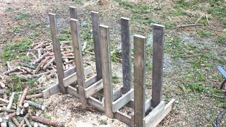 Fast and Sturdy Chainsaw Cutting Racks