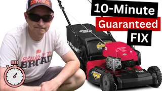 Lawn Mower WON'T START - 10 Minute FIX !!! - Craftsman M260