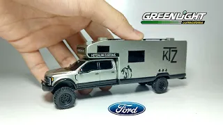 Ford F350 Camper Greenlight 1/64 / KETZAL08