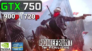 Homefront: The Revolution | GTX 750 2GB OC + i5 2500K | 900p, 720p, Low / Med / High / v.high