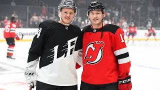 Mikey Anderson First Lap in NHL Debut + Photo Joey Anderson | LA Kings vs New Jersey Devils