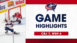 Jack Roslovic scores the GAME-WINNING GOAL in OT win over Capitals | Postgame Highlights (3/21/23)