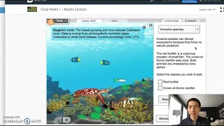 Gr9 Science - Week 4.06 - Using the Coral Reef Gizmo