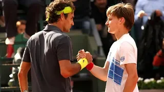 Federer vs Goffin 2012 HL