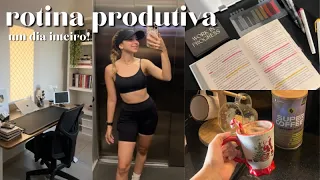 ROTINA PRODUTIVA | um dia com hábitos saudáveis, motivação...