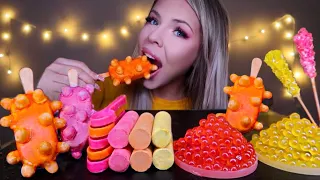 ASMR BUBBLE ICE CREAM BARS, SPOONS, POPPING BOBA, ROCK CANDY, MAGNUM ICE CREAM MUKBANG 먹방