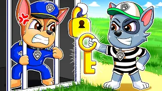 Prisoner Rocky vs Police Chase!? - Very Funny Life Story | Paw Patrol Ultimate Rescue | Rainbow 3