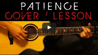 PATIENCE - Chris Cornell Cover 🎸 Easy Acoustic Guitar Tutorial / Lesson + Lyrics Chords Tabs