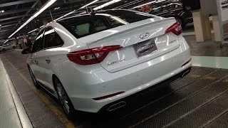 2015 Hyundai Sonata -- First Drive with Alabama Factory Tour & In Depth Apple Car Play Demo