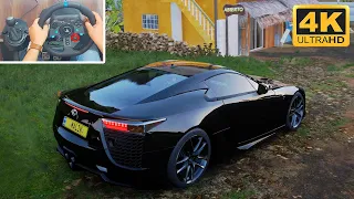 Lexus LFA - Forza Horizon 5 - Logitech g29 gameplay (Steering Wheel + Shifter)