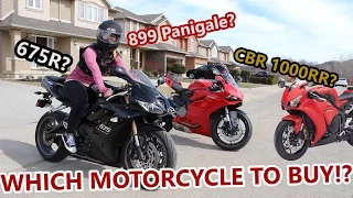 Which SuperSport to Buy?! 899 Panigale - CBR1000RR - Daytona 675R