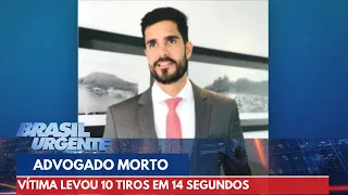 Advogado leva 16 tiros em 14 segundos na frente da OAB do RJ | Brasil Urgente
